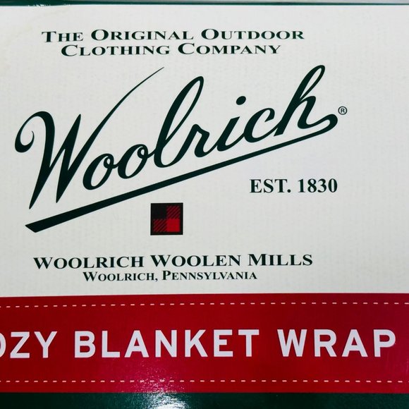 Woolrich Cozy Blanket Wrap - New - Picture 5 of 6